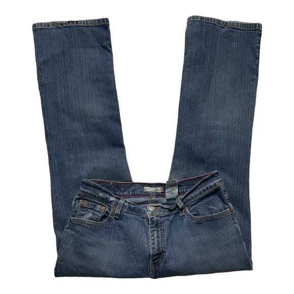 Levis 550 Red Tab Jeans Womens 12P Relaxed Bootcut Stretch Mid Wash Streetwear - Picture 5 of 11